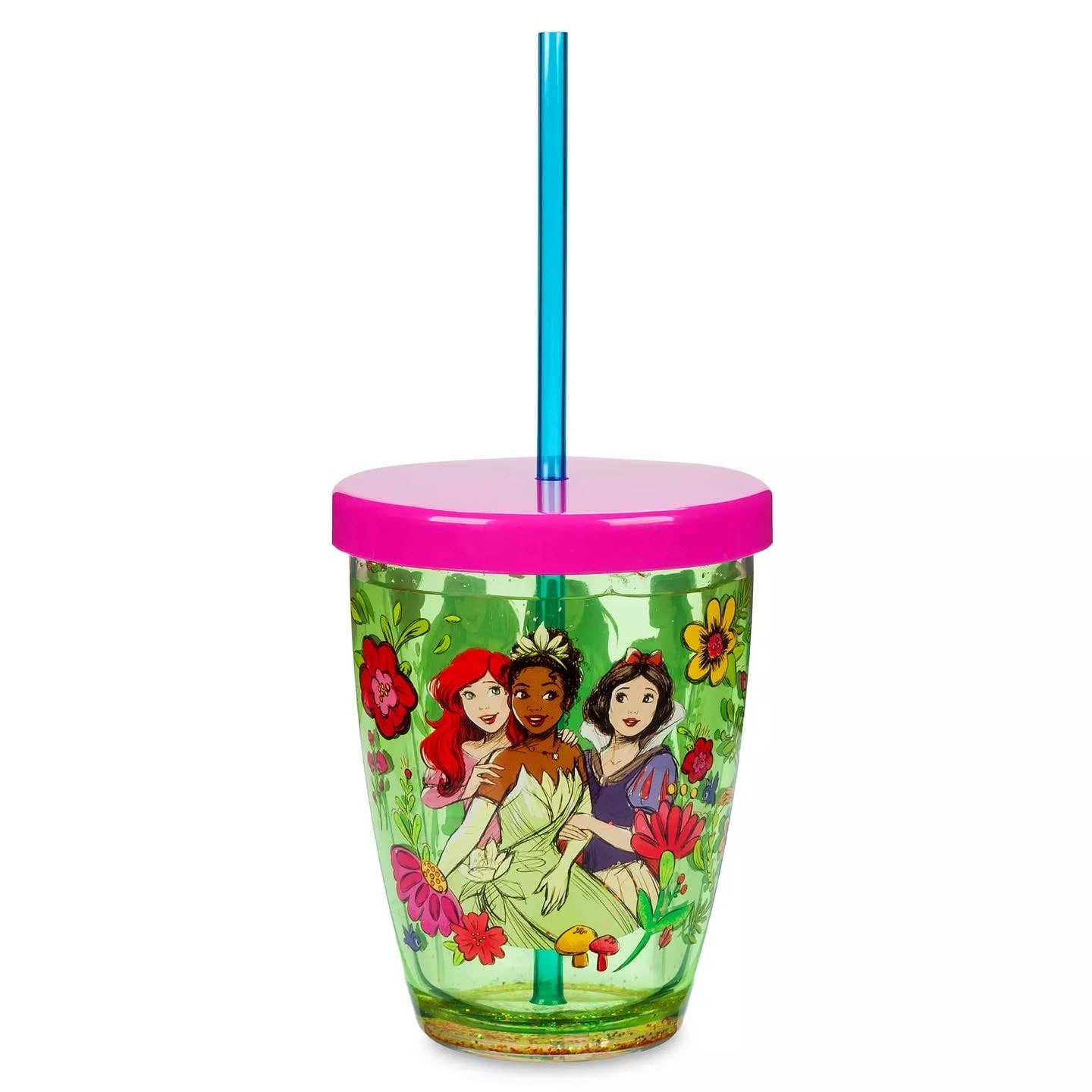 Disney Princess Tumbler with straw for kids