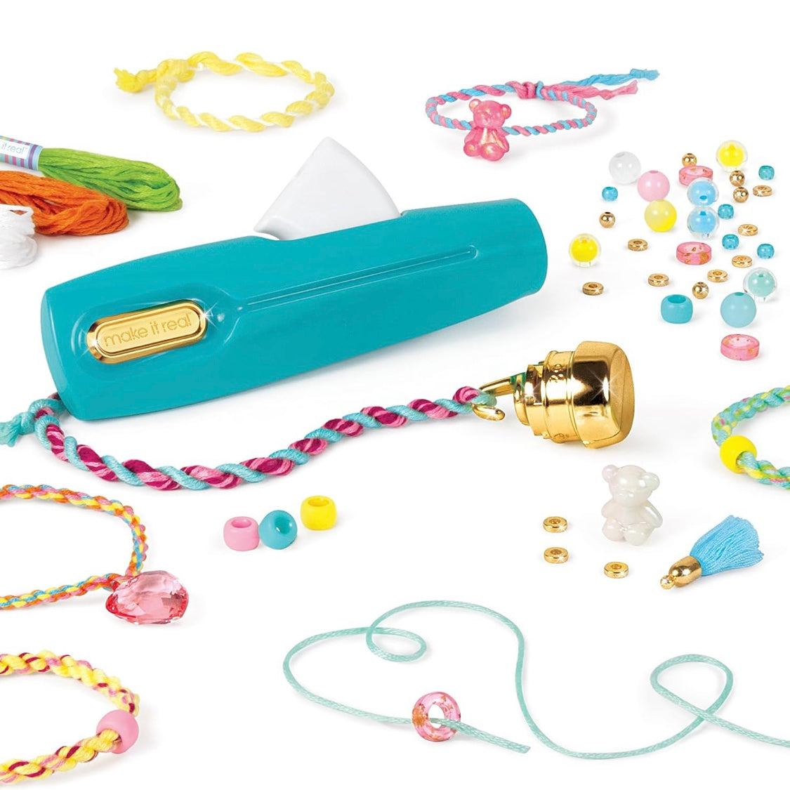 Make It Real QuickTwist Bracelet Maker Deluxe DIY Jewelry Craft Kit