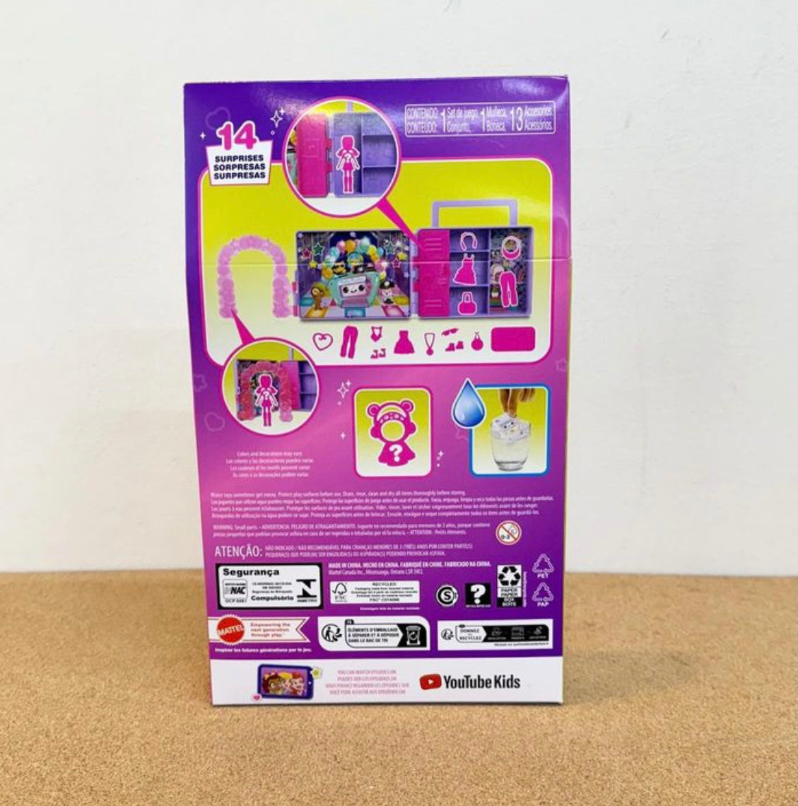 Polly Pocket Doll & Playset Disco Dance Fashion Reveal