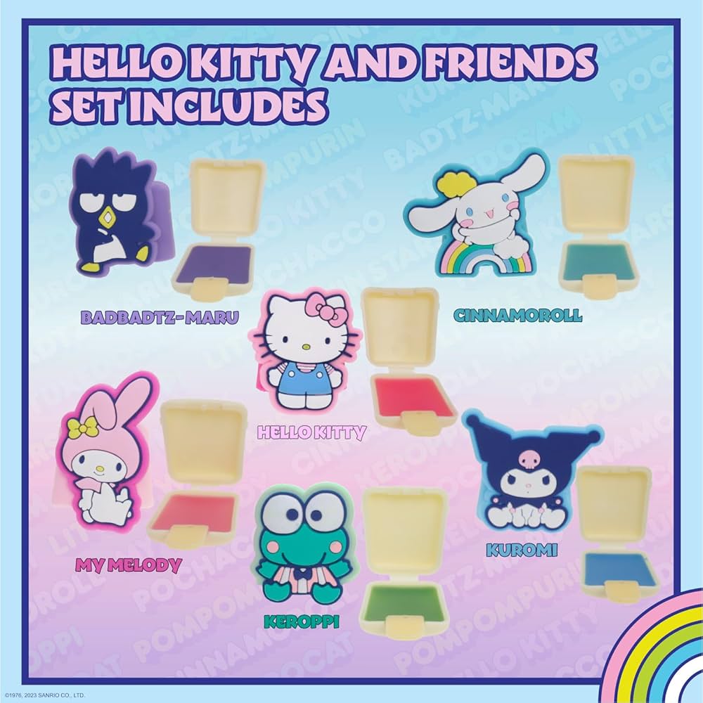 Hello Kitty and Friends Fruit Flavored Lip Gloss Pucker Pop Set