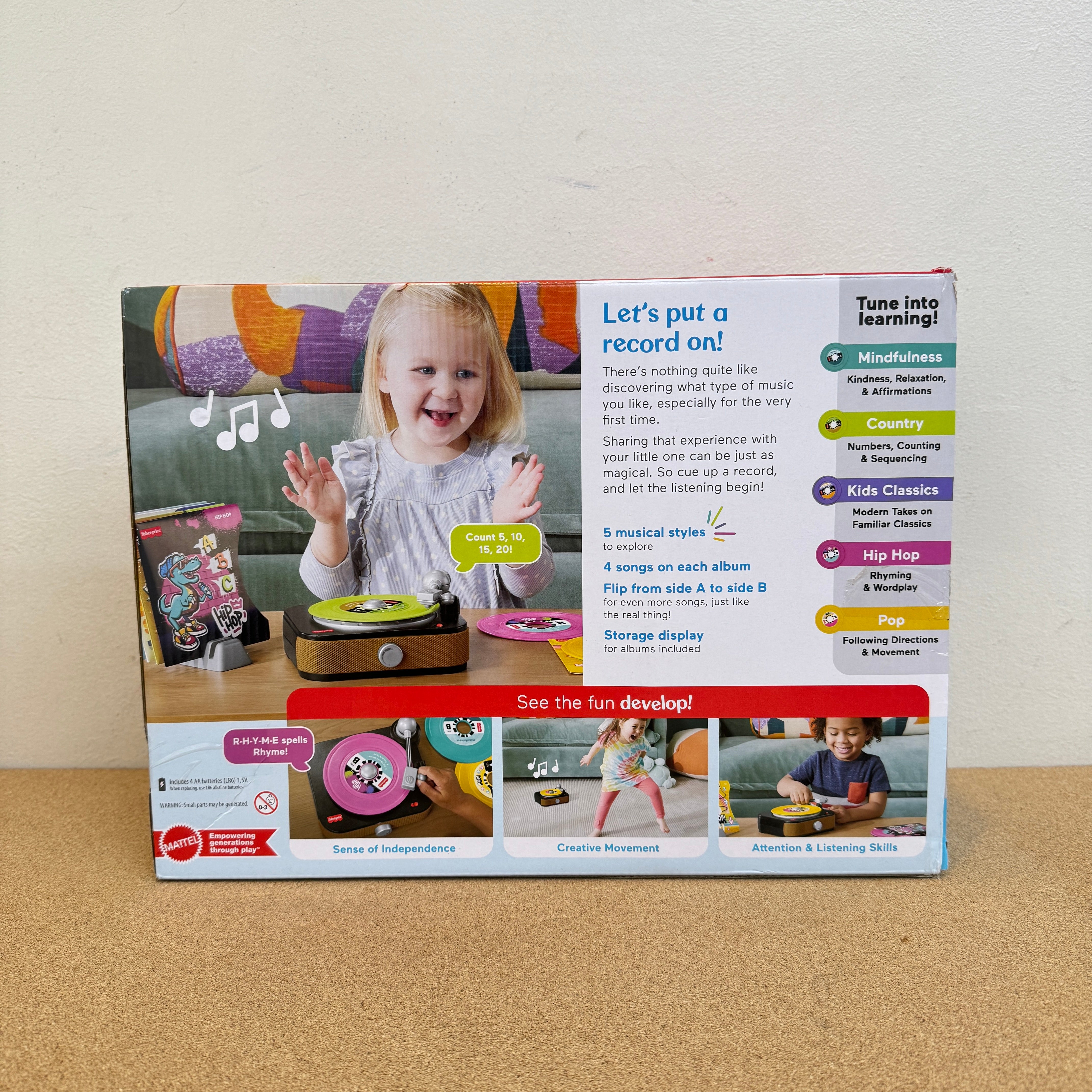 Fisher Price Rockin’ Record Player Musical Toy