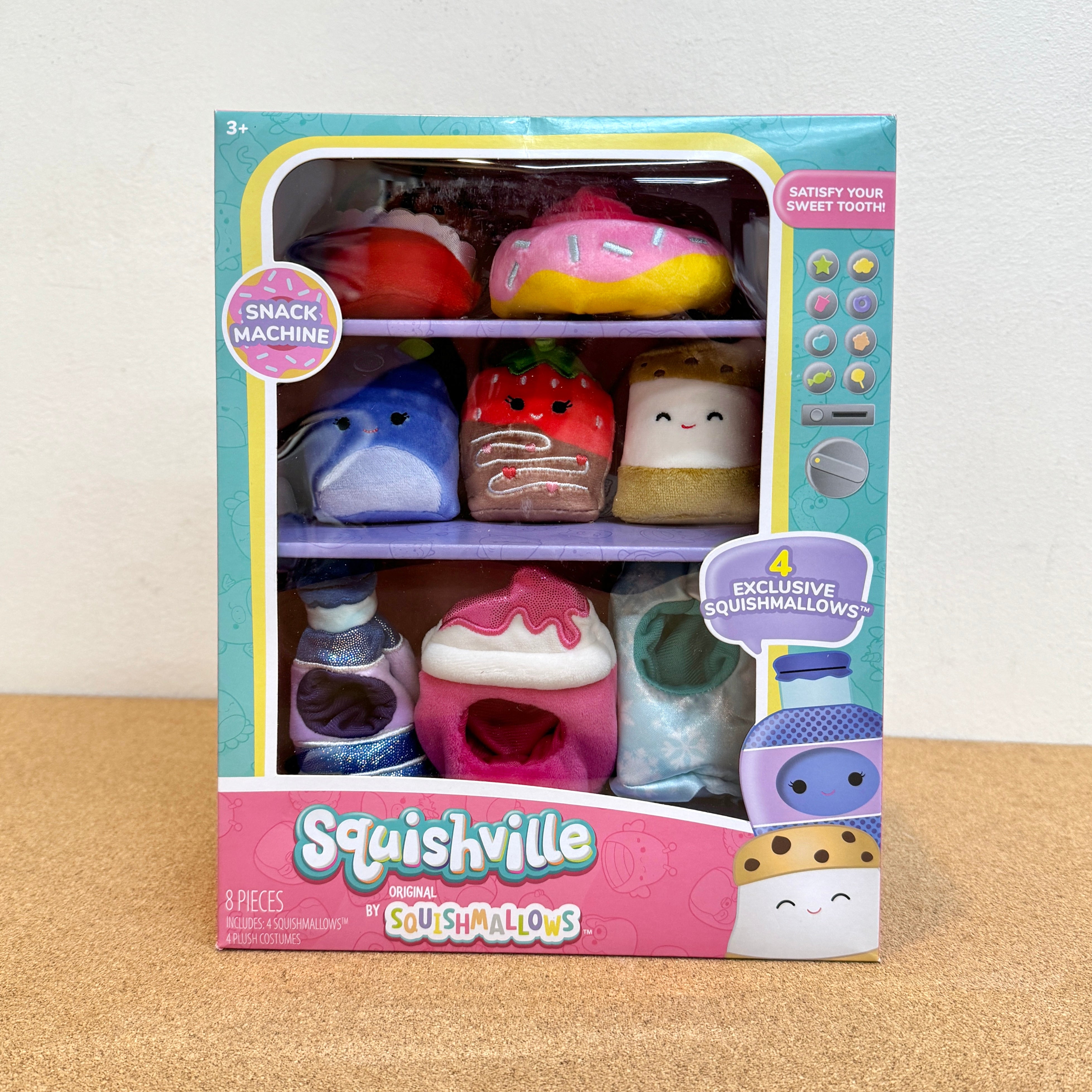 Squishville by Squishmallows Snack Machine Mini Plush