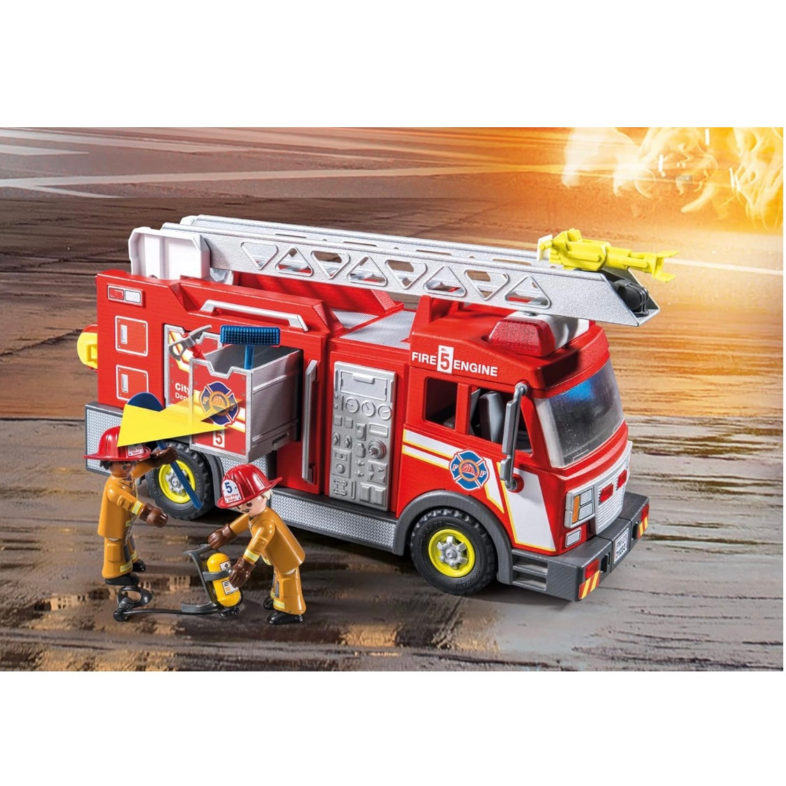 Playmobil Fire Truck Playset