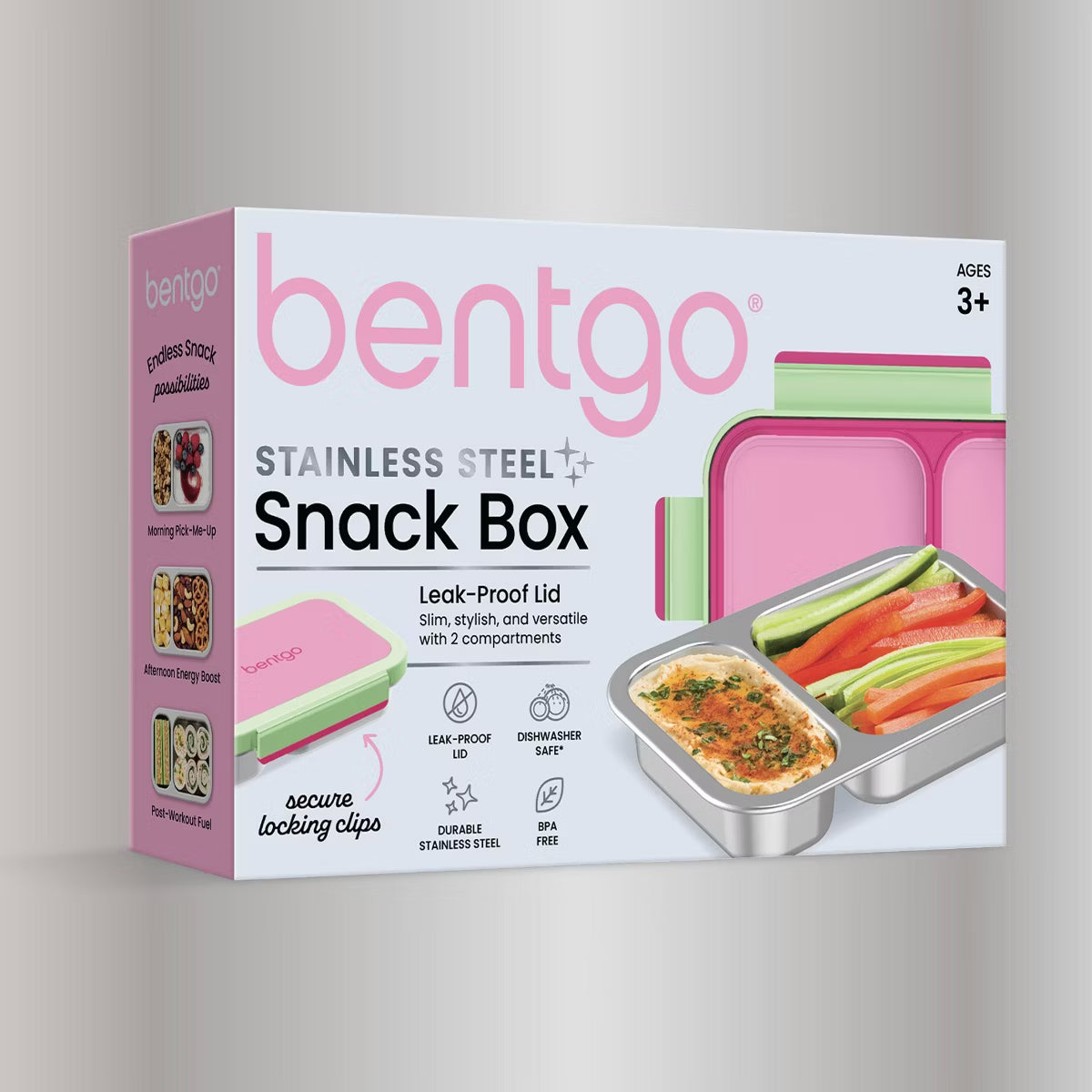 Bentgo EC Kid’s’ Stainless Steel Lunchbox - Strawberry