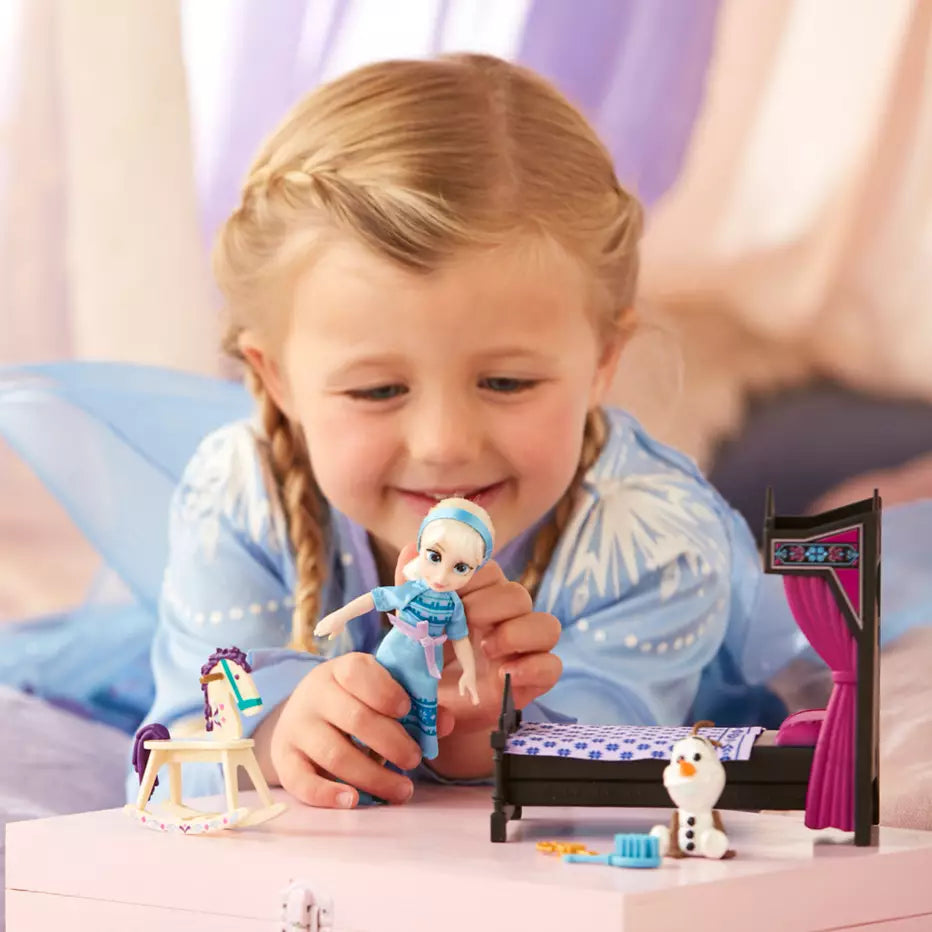 Disney Princess Once Upon A Story Mini Doll Playset - Elsa 5”