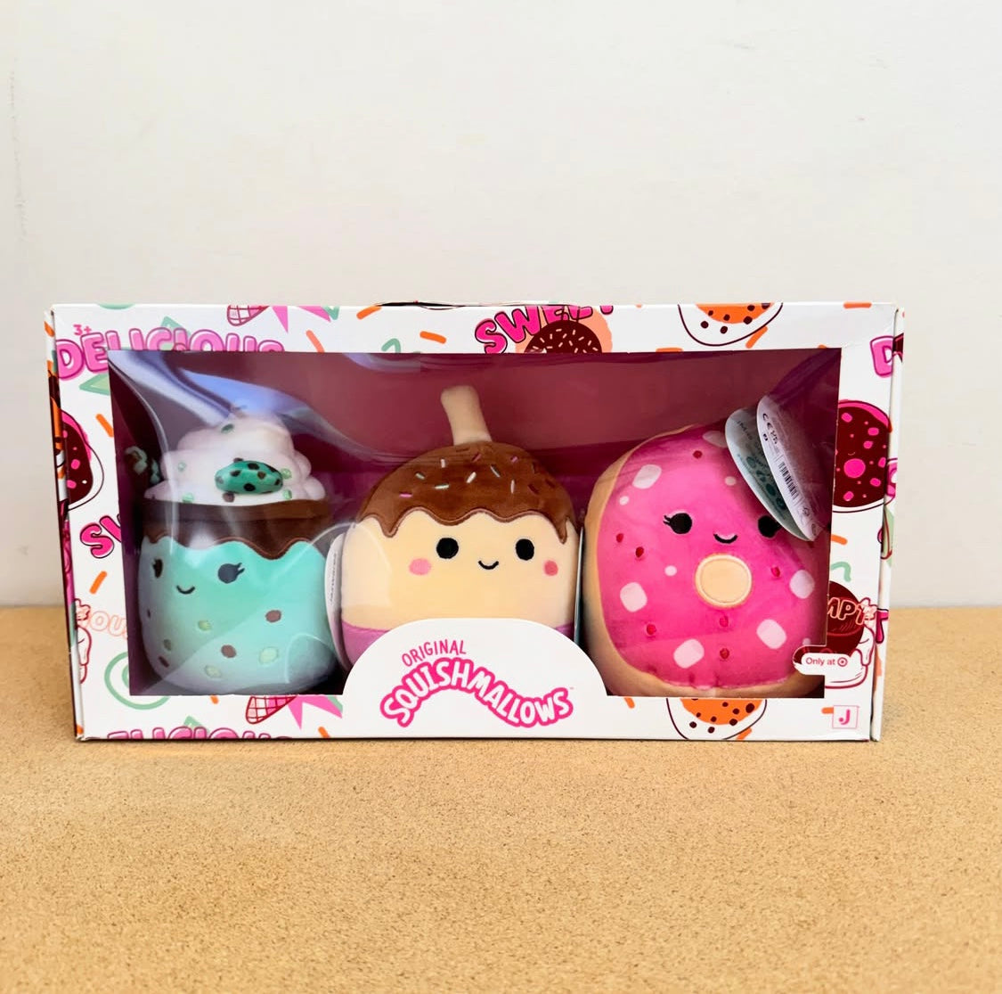Squishmallows Dessert Food Combos Stuffed Animal Collection