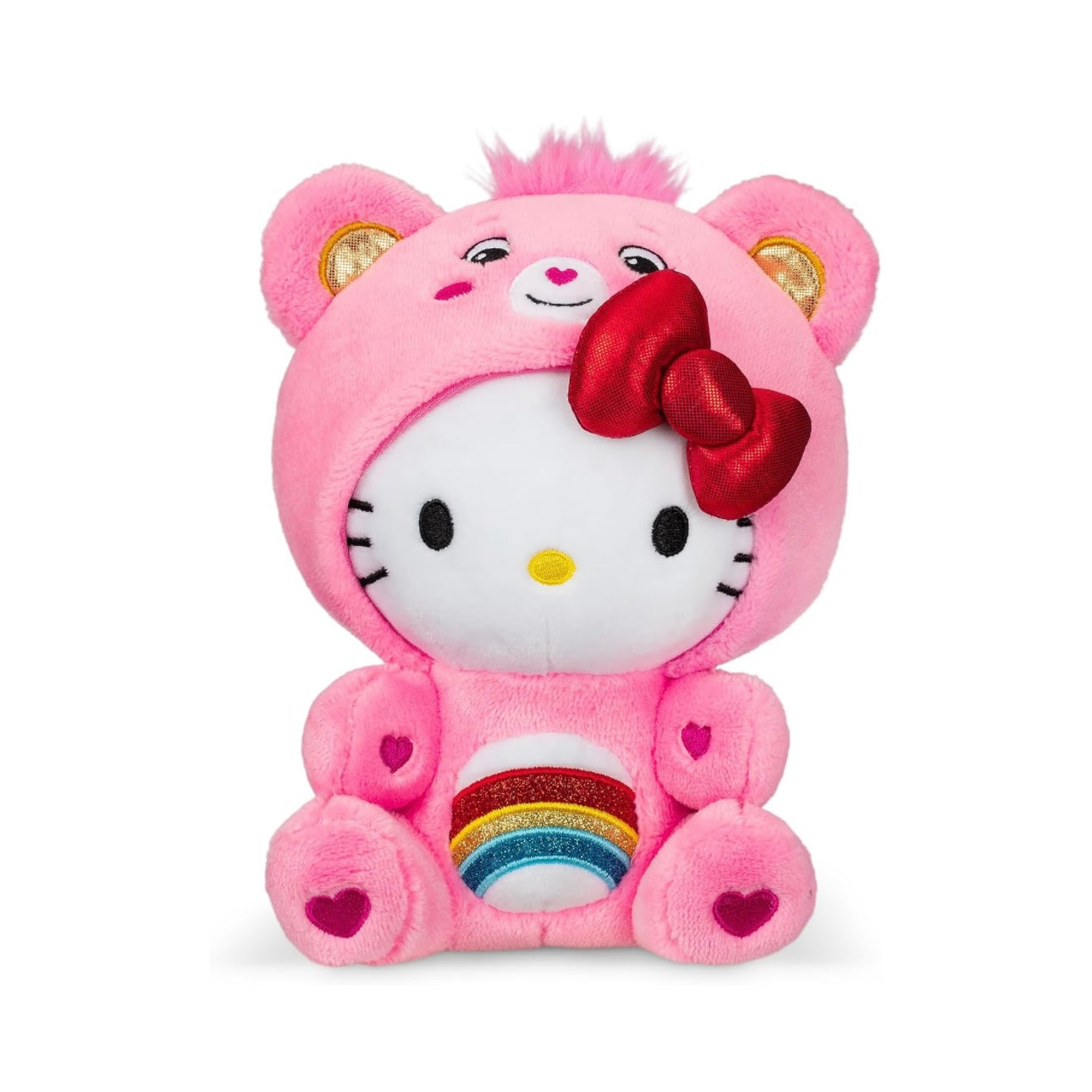 Care Bears Hello Kitty Dressed As Cheer Bears Plush 9