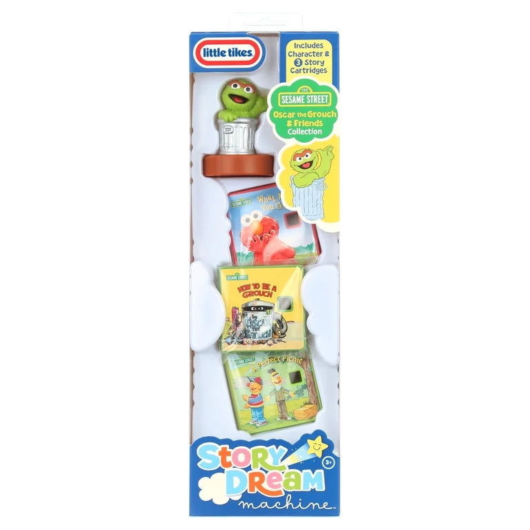 Little Tikes Story Dream Machine Cartridge Oscar the Grouch & Friends Story Collection