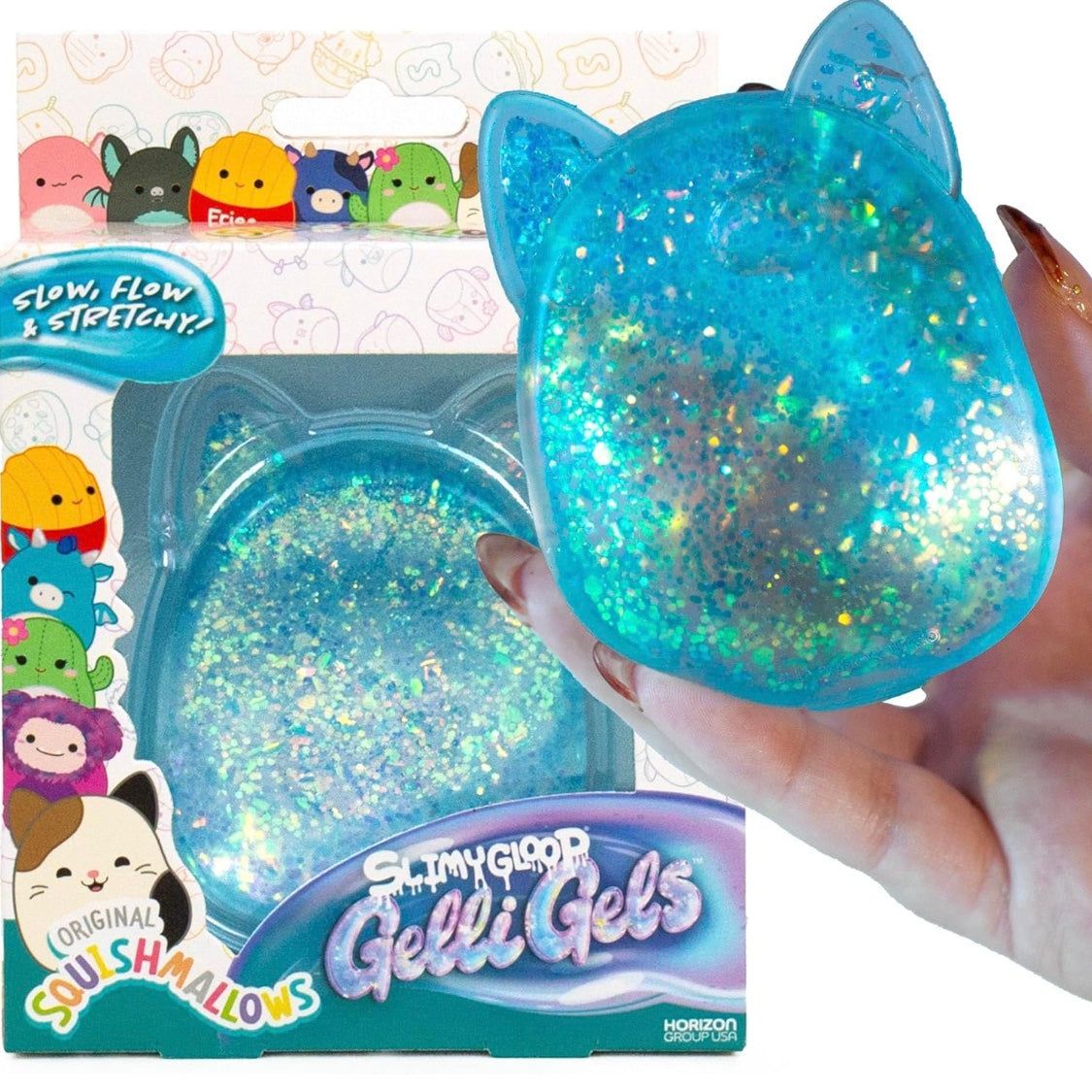 Slimygloop Gelli Gels Squishmallows Blue