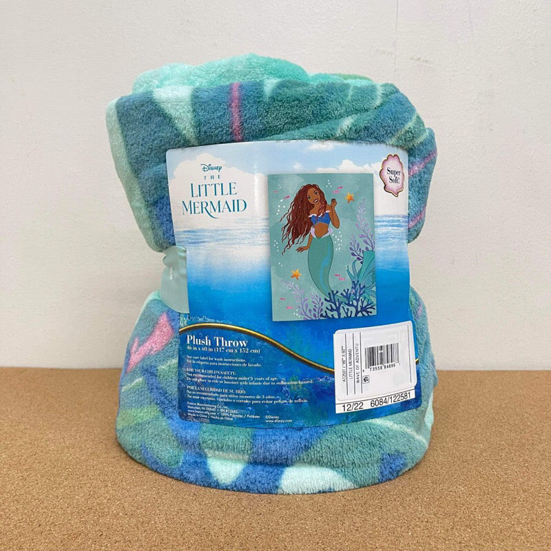 Disney The Little Mermaid Plush Throw(46x60 Inch)