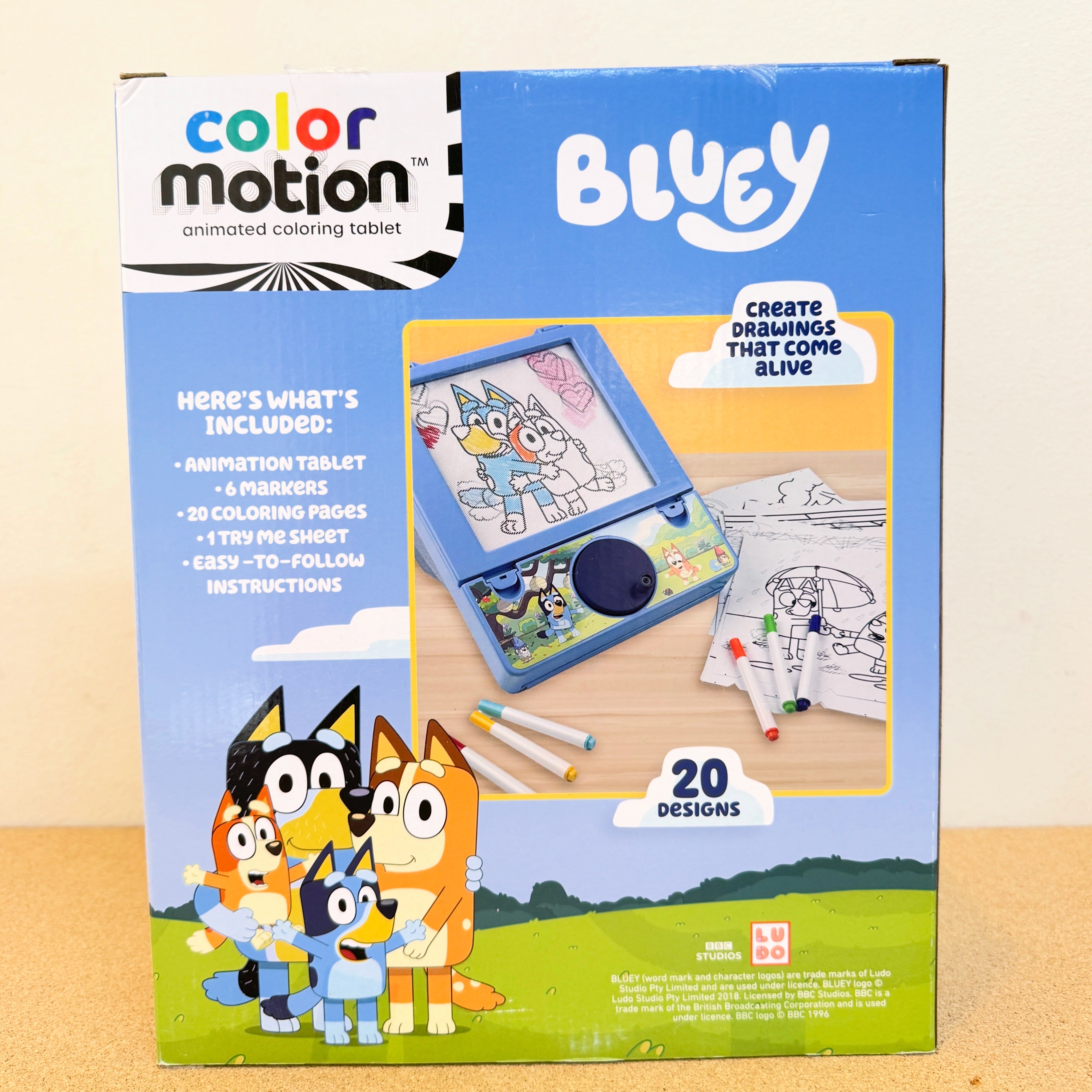 Bluey Color Motion Animation Tablet