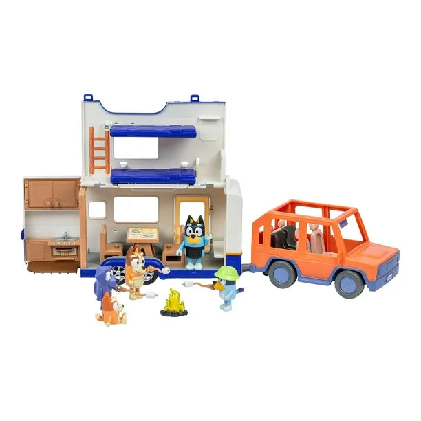 Bluey Family Camping CookOut Playset