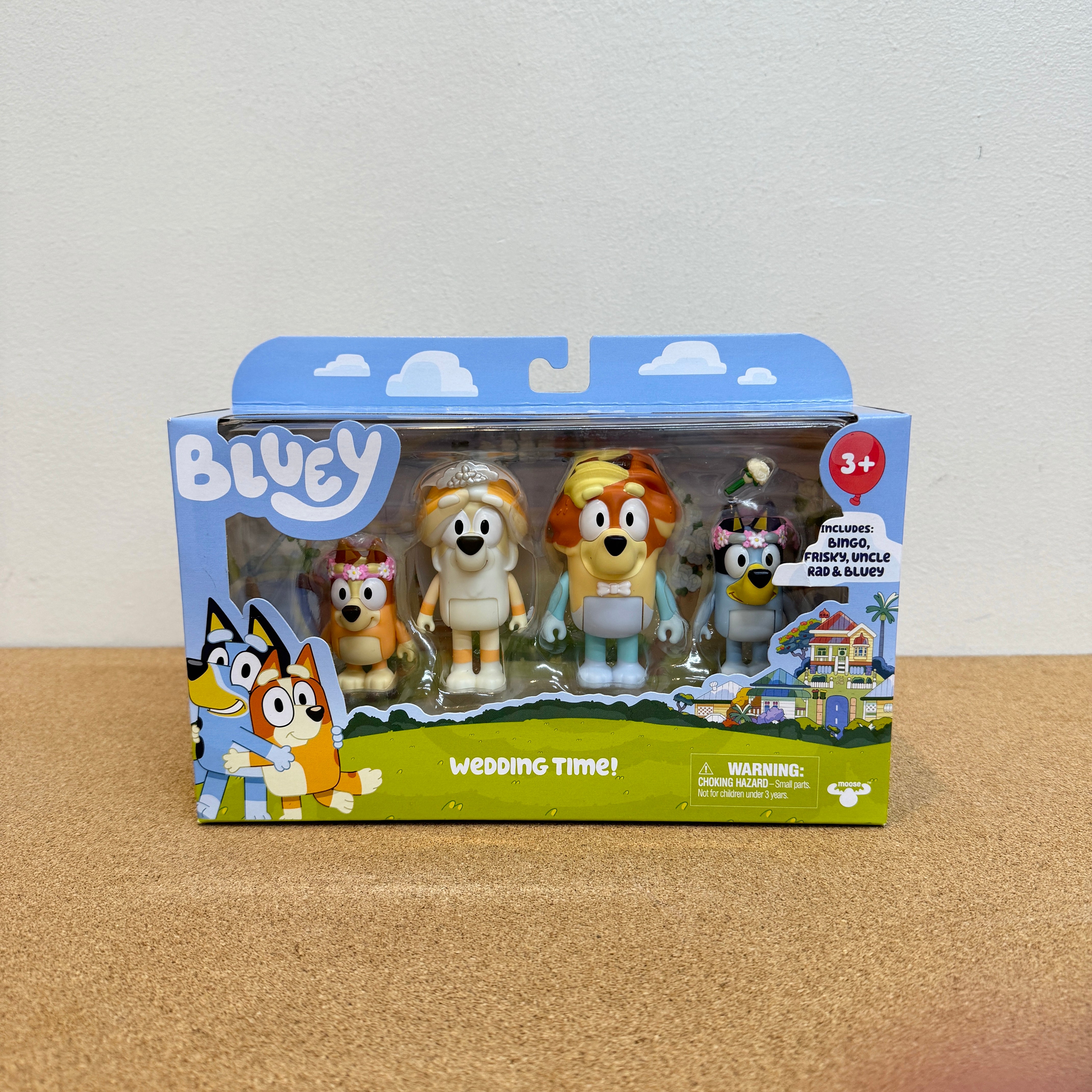 Bluey Wedding Time Figure 4Pack