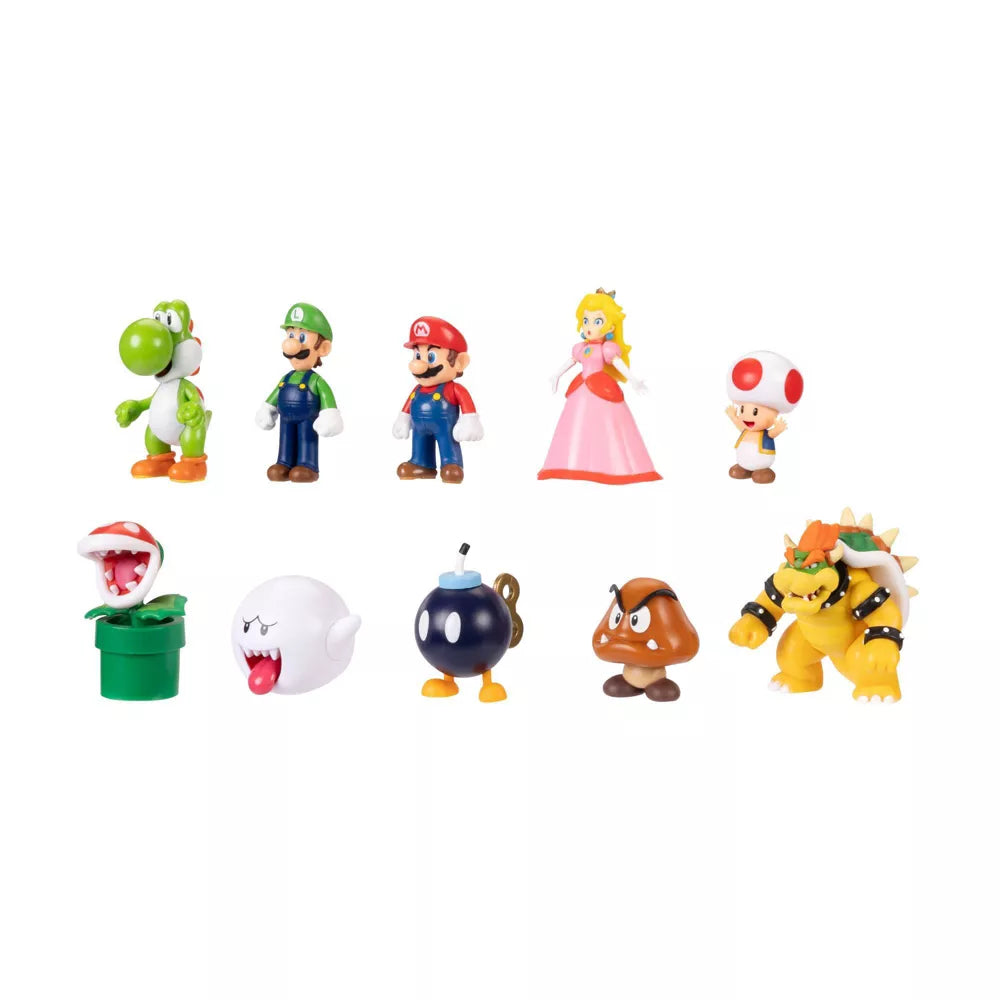 Nintendo Super Mario Friends and Foes Mini Figures 2.5”