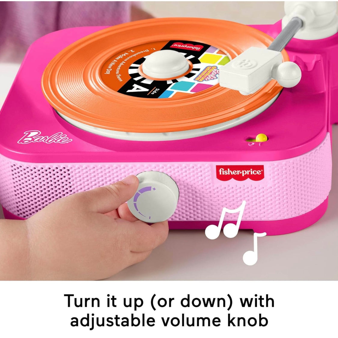 Fisher Price Rockin’ Record Barbie Player Musical Toy