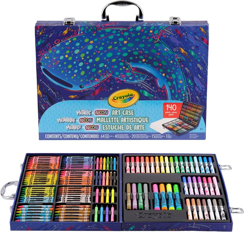Crayola Art Kit with Neon & Metallic Art