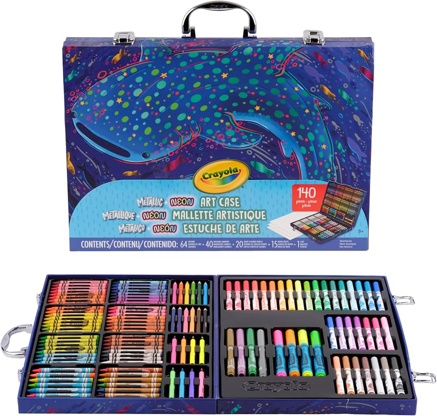 Crayola Art Kit with Neon & Metallic Art