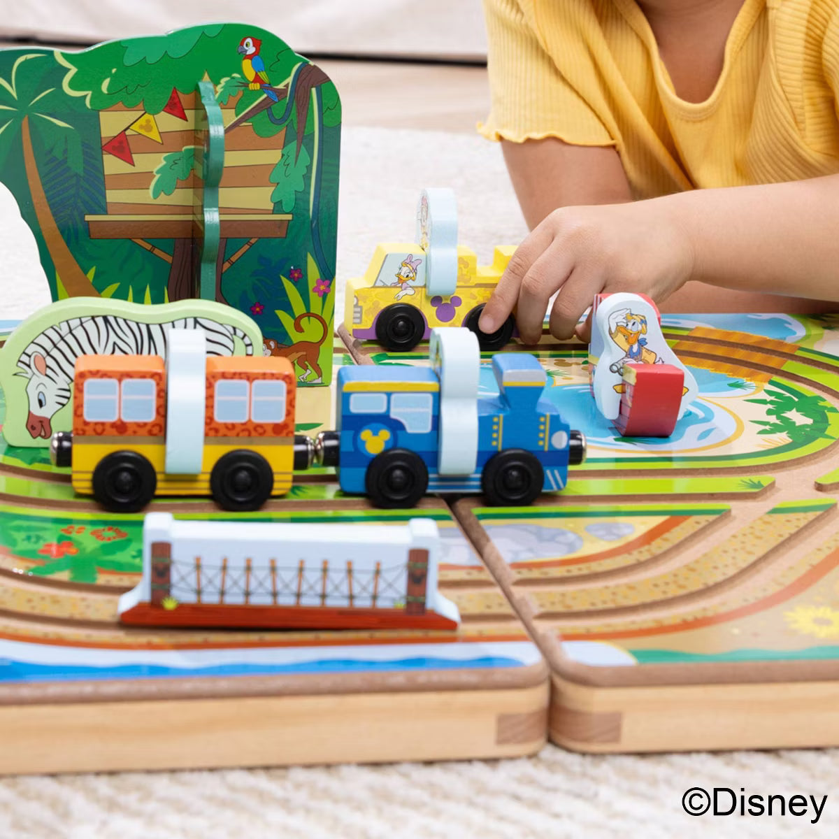 Disney Take-Along Safari Adventure Wooden Playset