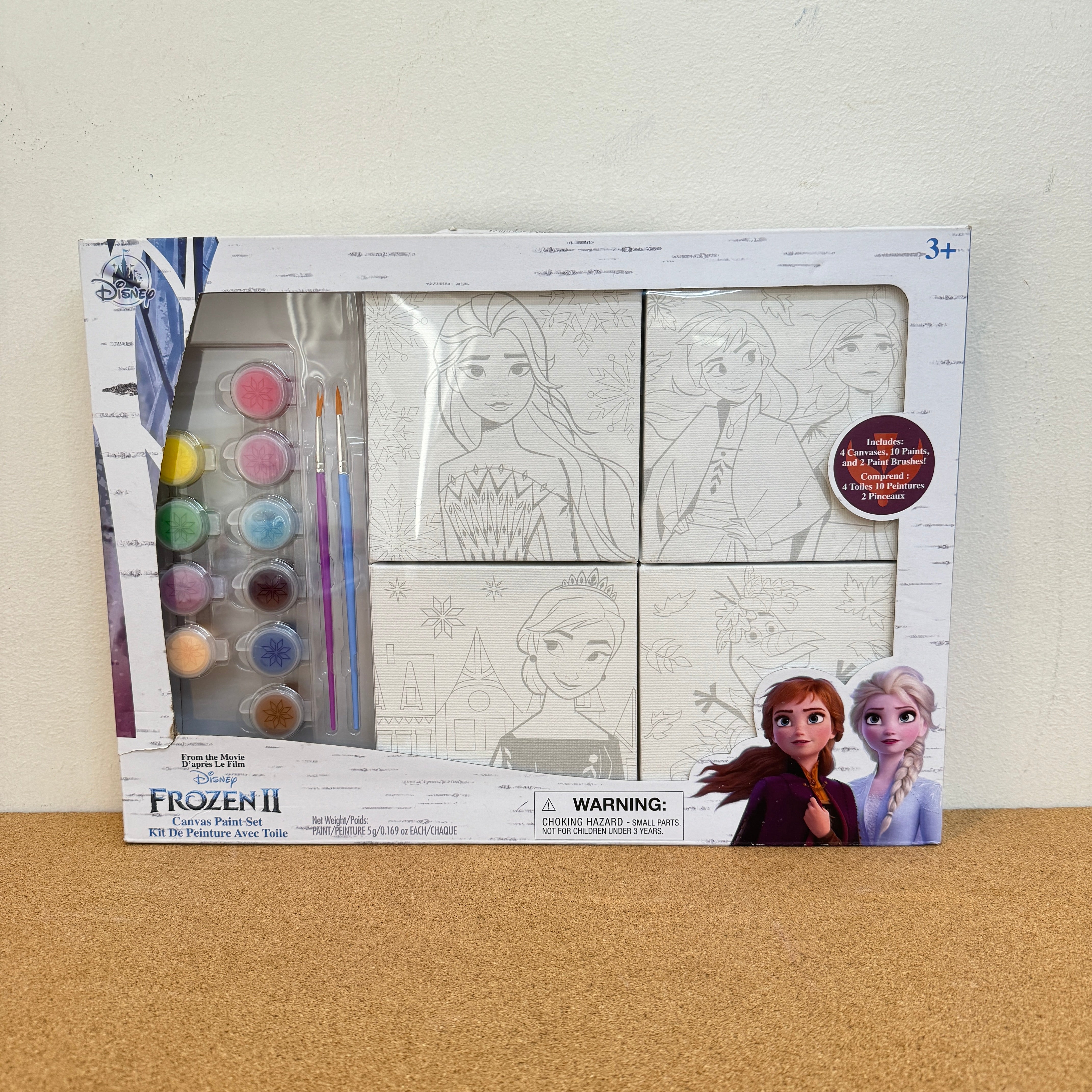 Disney Frozen II Canvas Paint Set