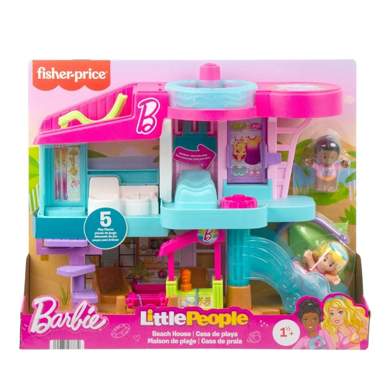 Fisher Price Little People Barbie Beach House Playset