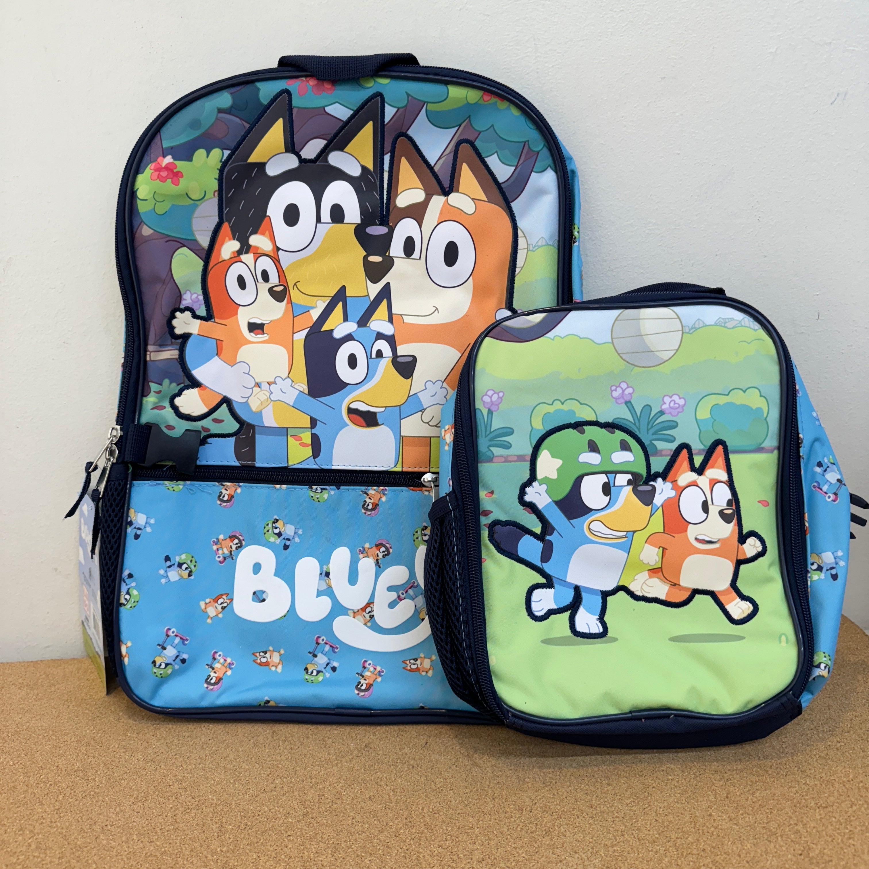 Bluey Backyard Fun 2Piece Backpack Set 17”