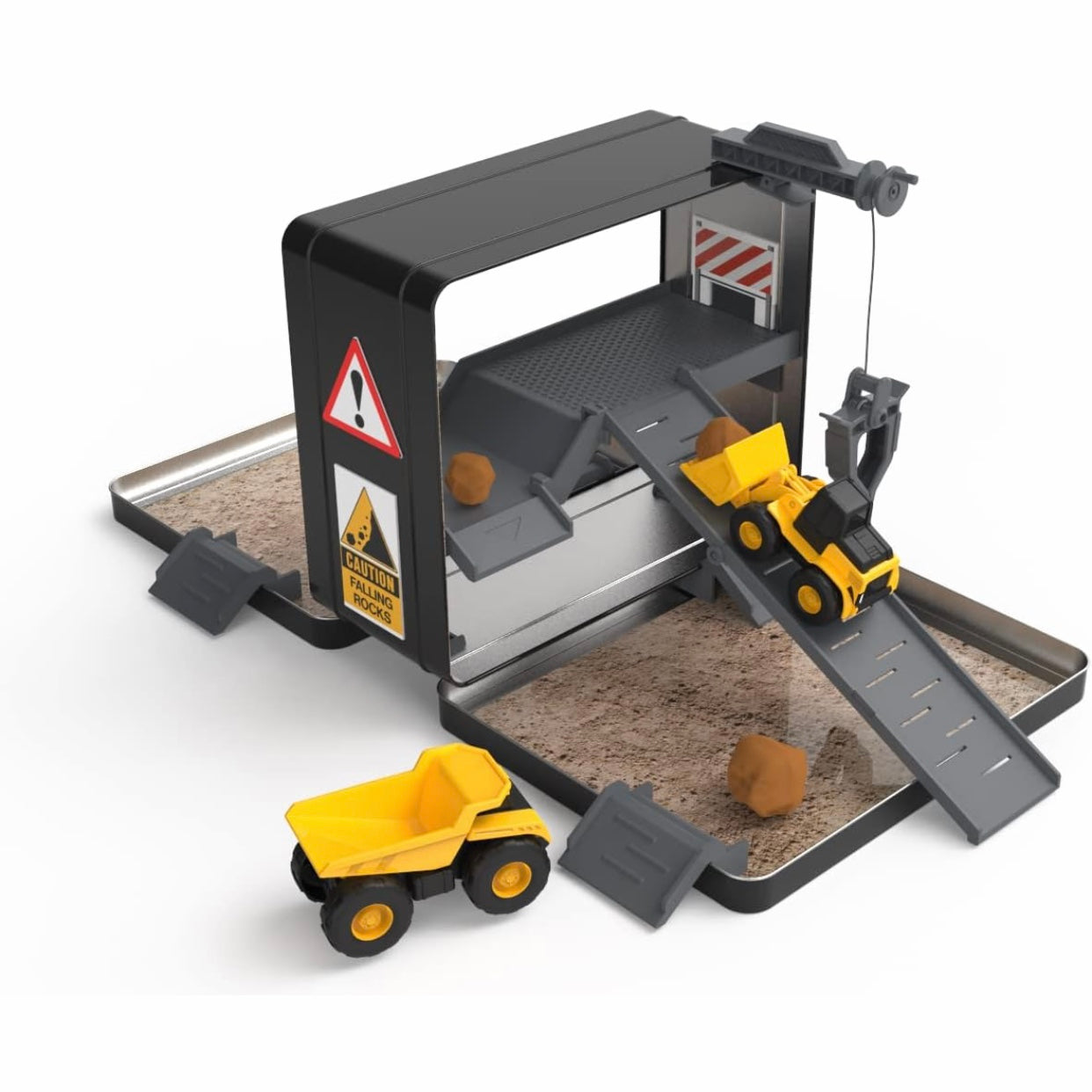 CAT Construction Little Machine Store-N-Go Playset