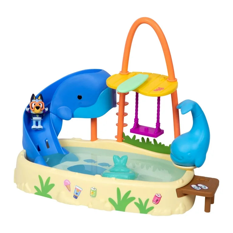 Bluey Whale Water Park Playset