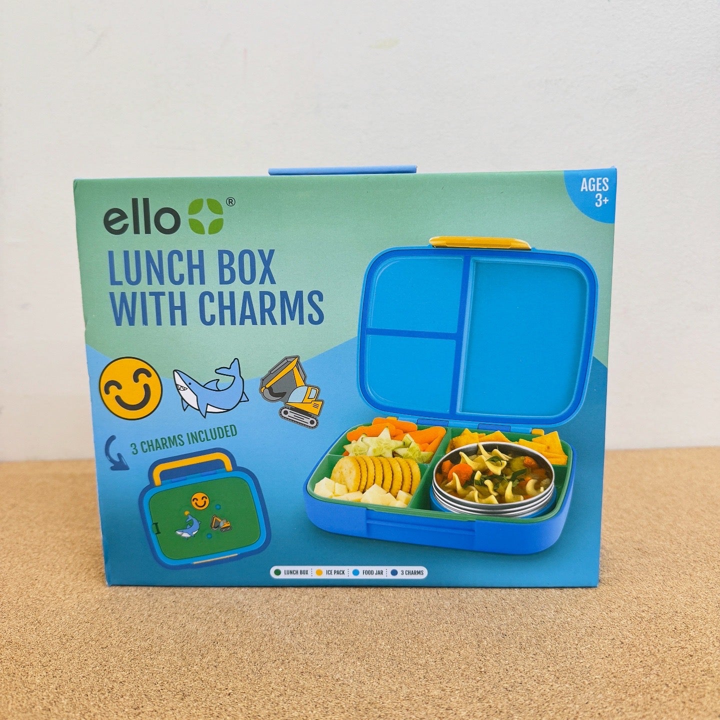 Ello Benni Kids Polypropylene Food Storage Container - Green