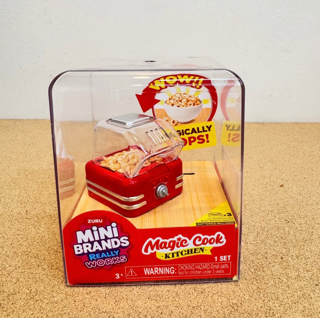 Mini Brands Really Works Magic Cook Kitchen Series 1 Popcorn Machine