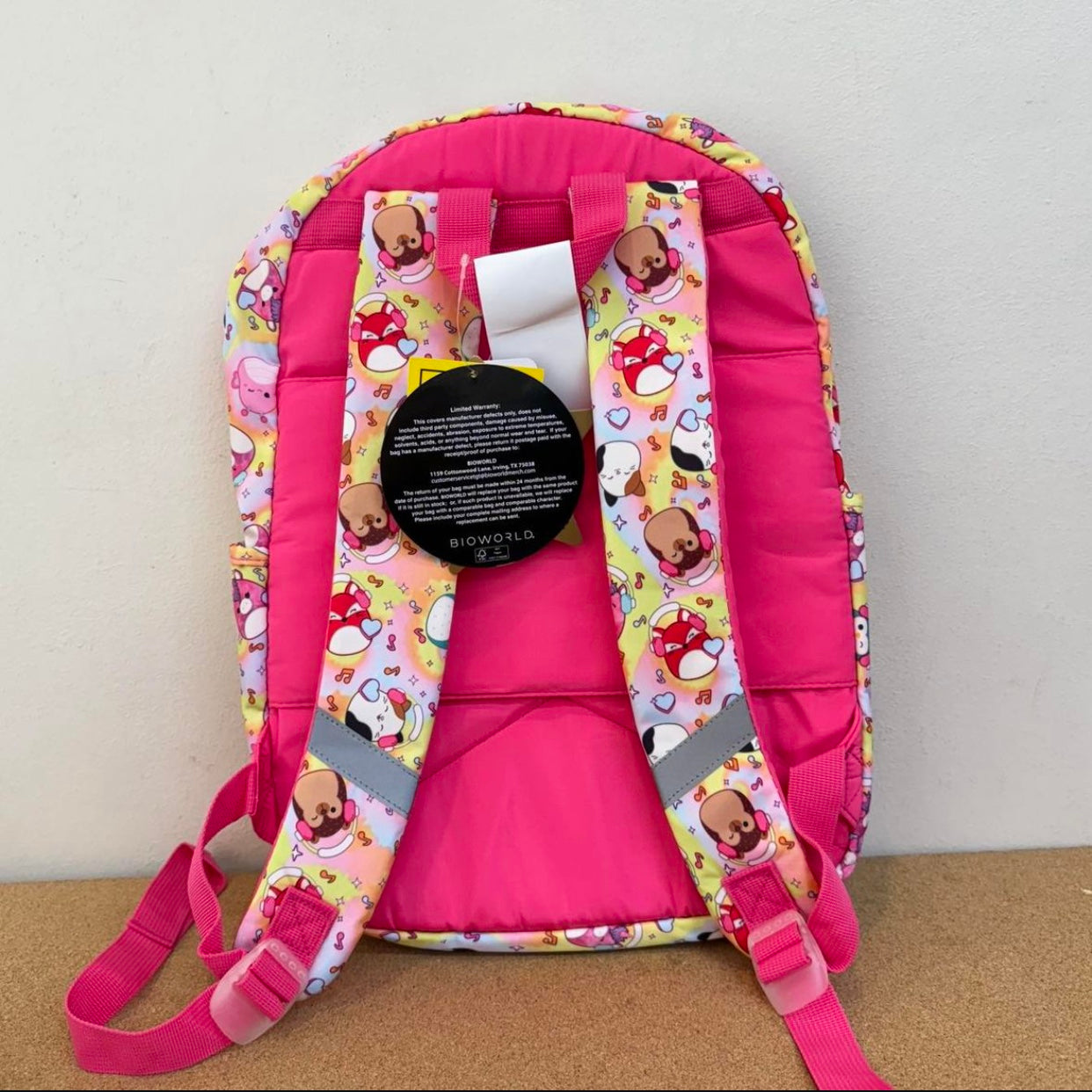 Squishmallows Kids Backpack 16” - Pink