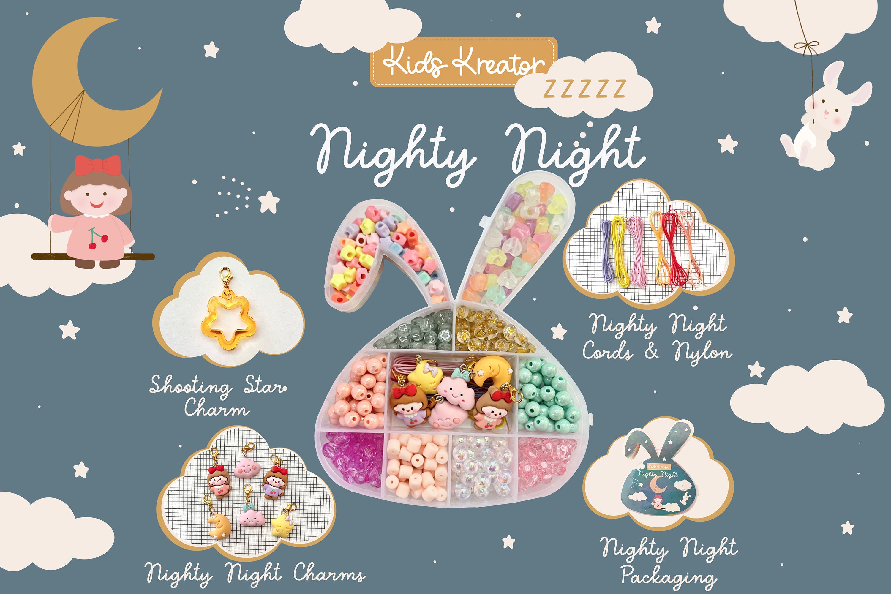 Kids Kreator Nighty Night Jewelry Activity