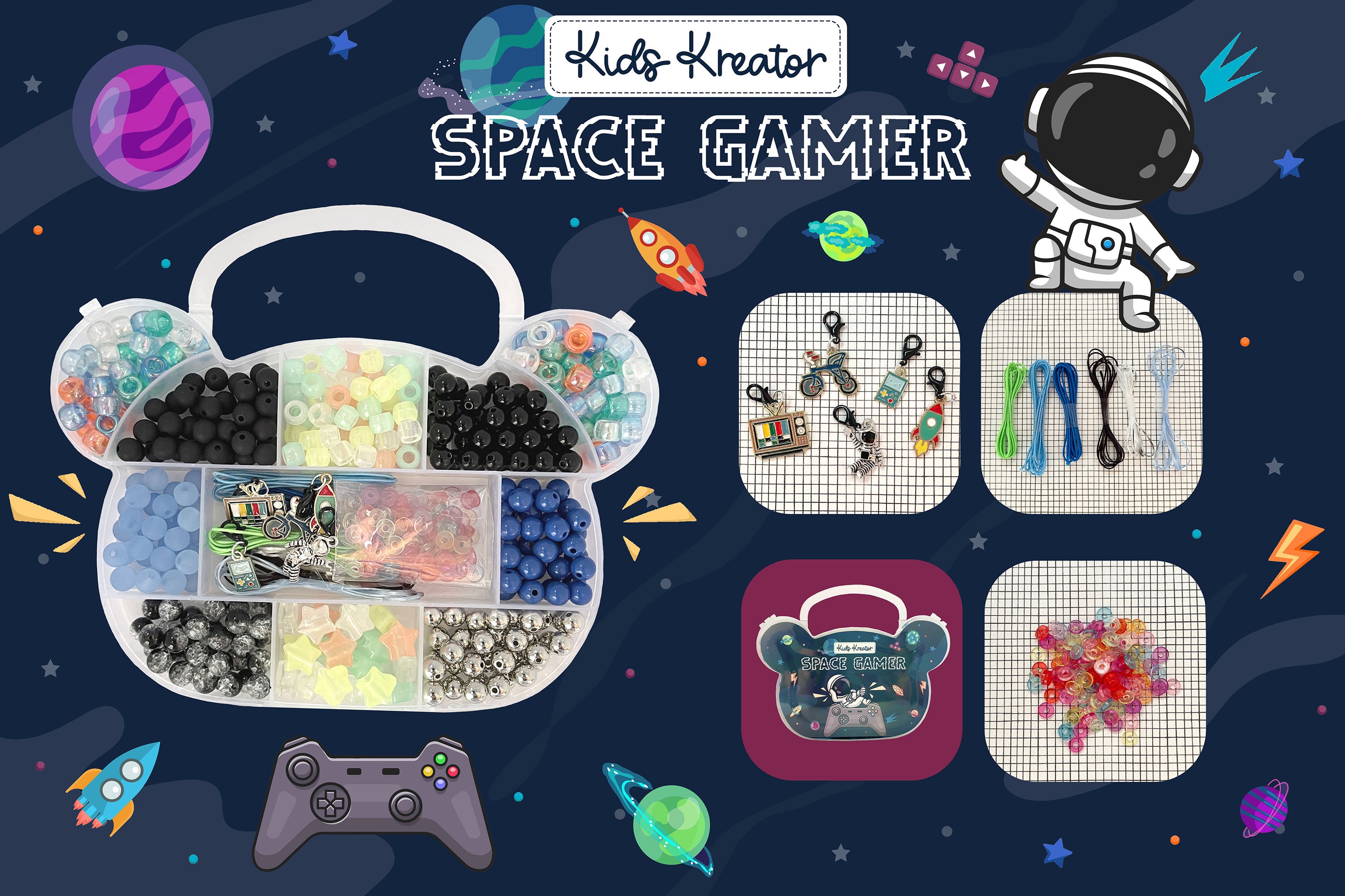 Kids Kreator Space Gamer Jewelry Activity