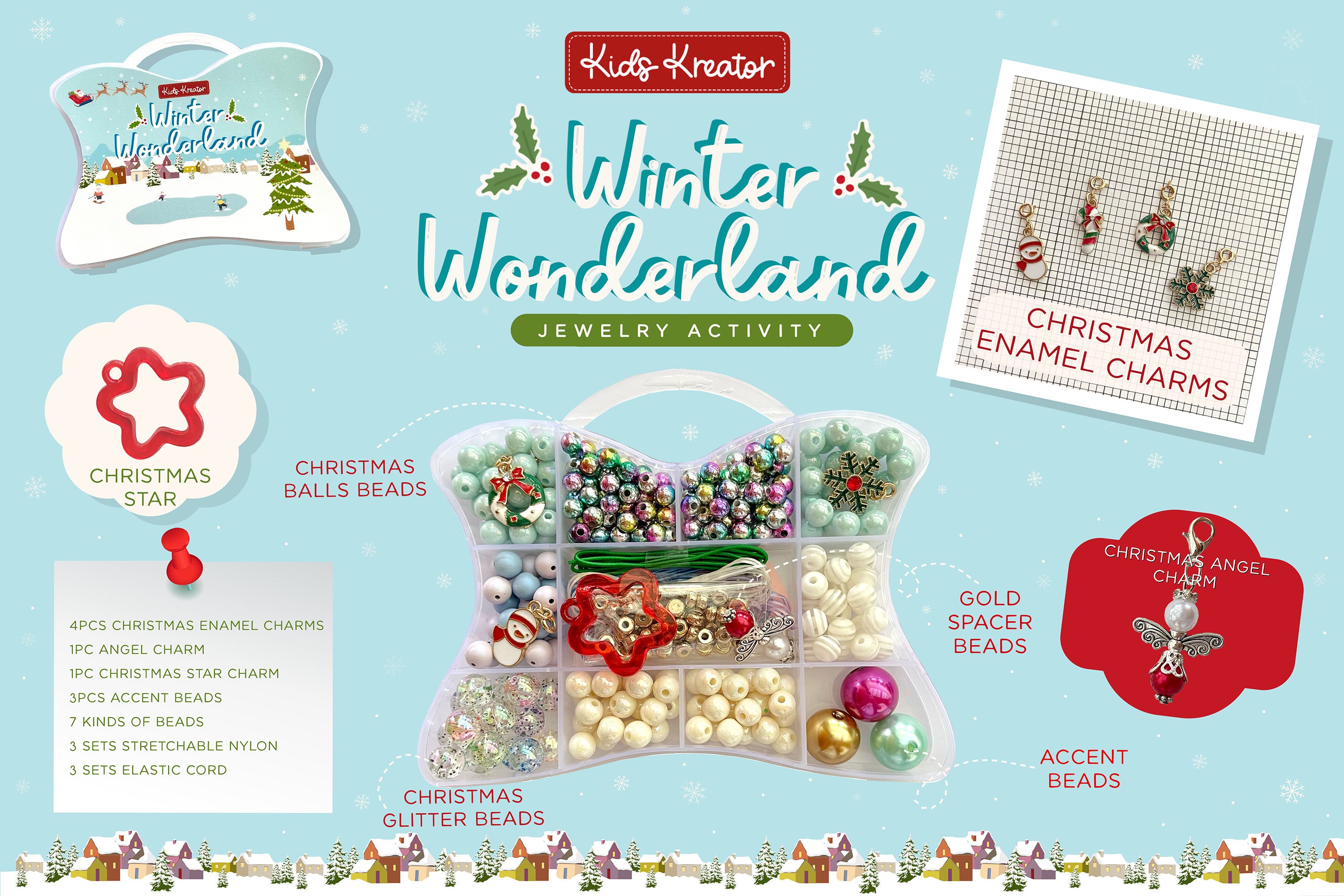 Kids Kreator Winter Wonderland Jewelry Activity