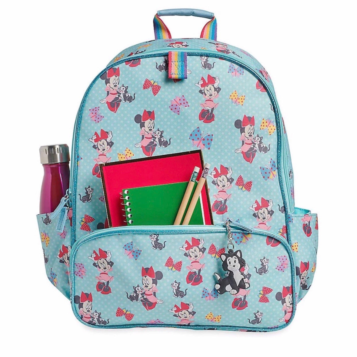 Disney Minnie Mouse Teal Backpack 16”